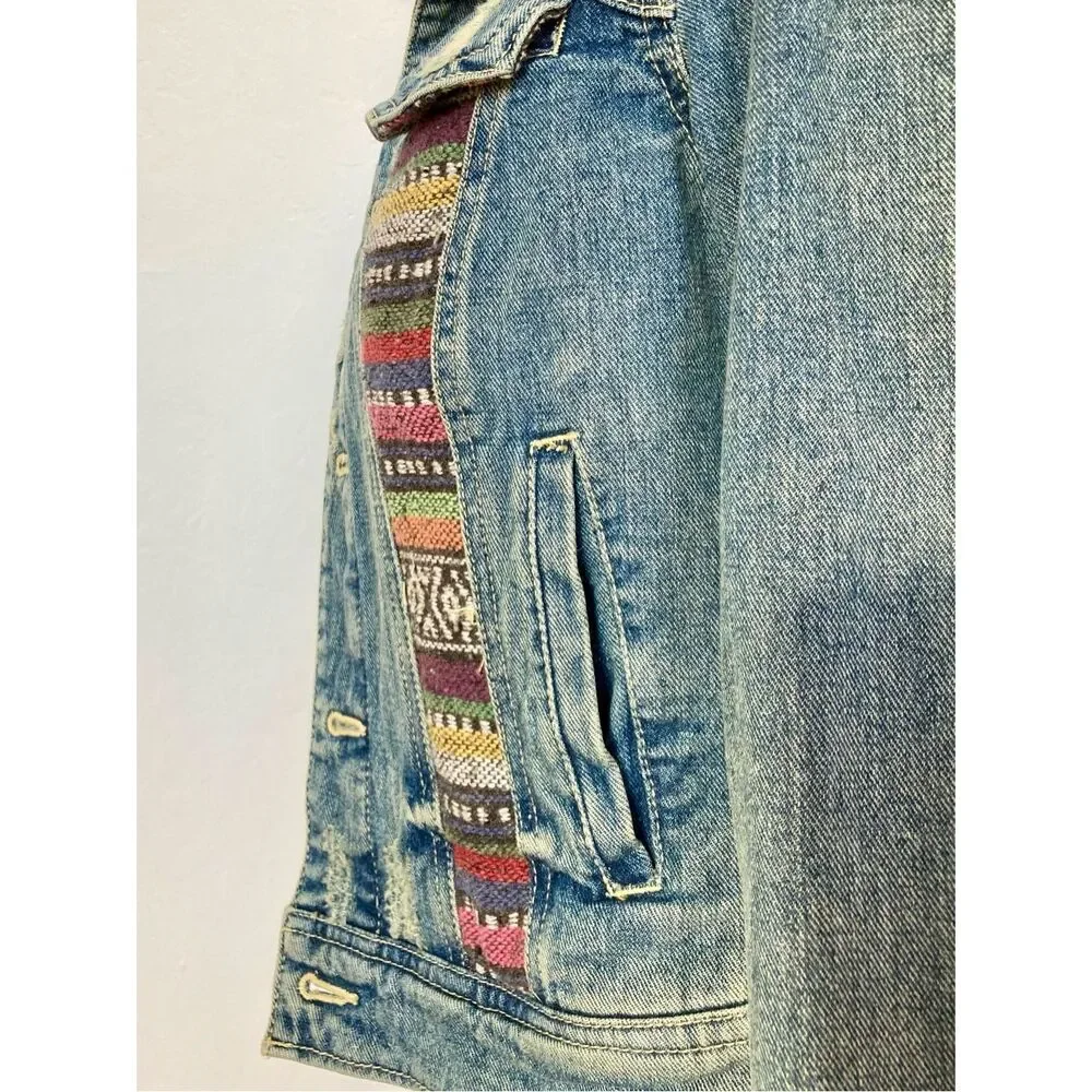 NEW Free People Women’s 0 Baja Denim Jacket - Picture 12 of 16